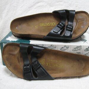 Birkenstock IBIZA Leather Black 40 R US W 9 M 7
